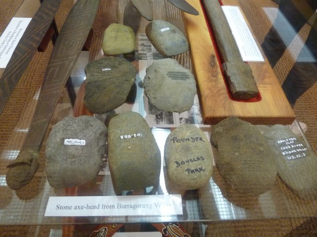 Stone axe heads found Burragorang Valley, courtesy of Camden Museum